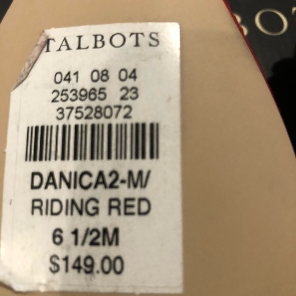 TALBOTS… red suede pumps - Picture 13 of 13